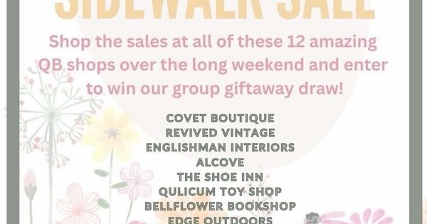 May Long Weekend Sidewalk Sale