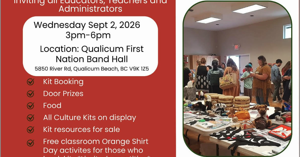 Qualicum First Nation Culture Program Open House
