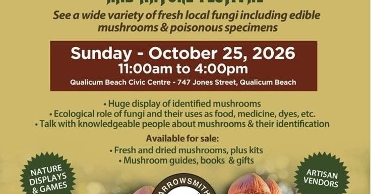 Annual Mid-Island Mushroom & Nature Festival