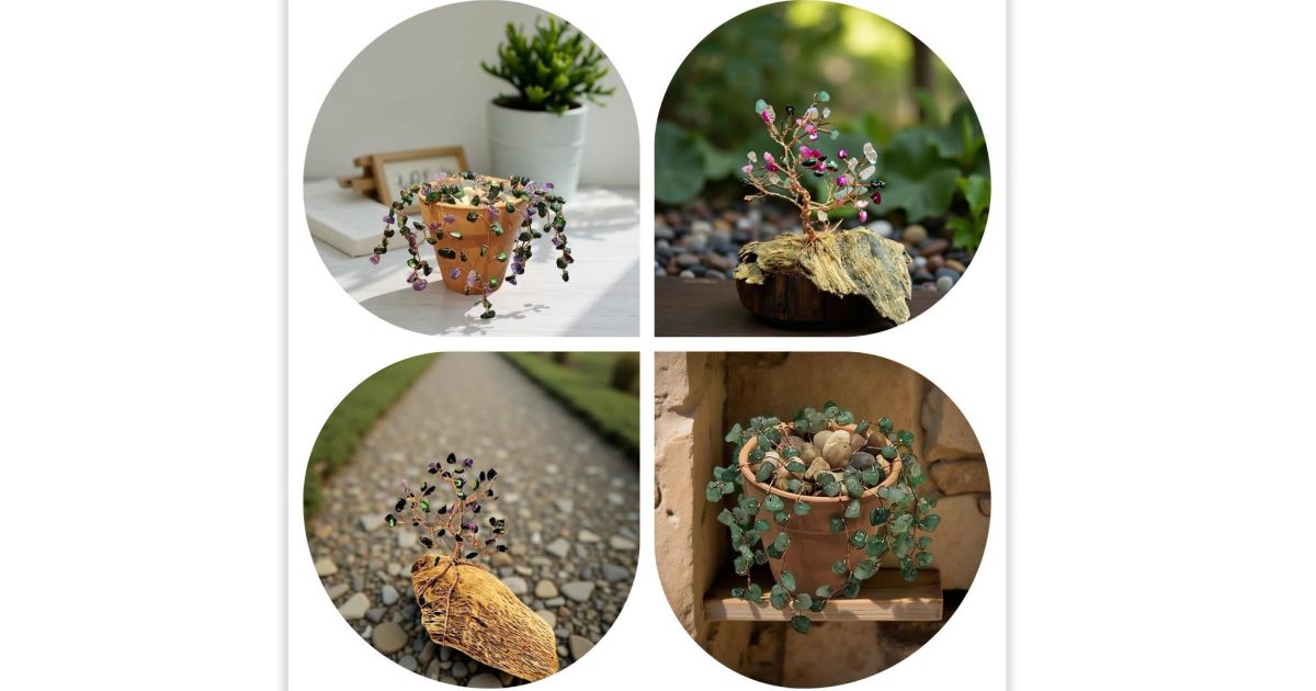 Gemstone & Copper Tree or Gemstone Teardrop Plant Workshop
