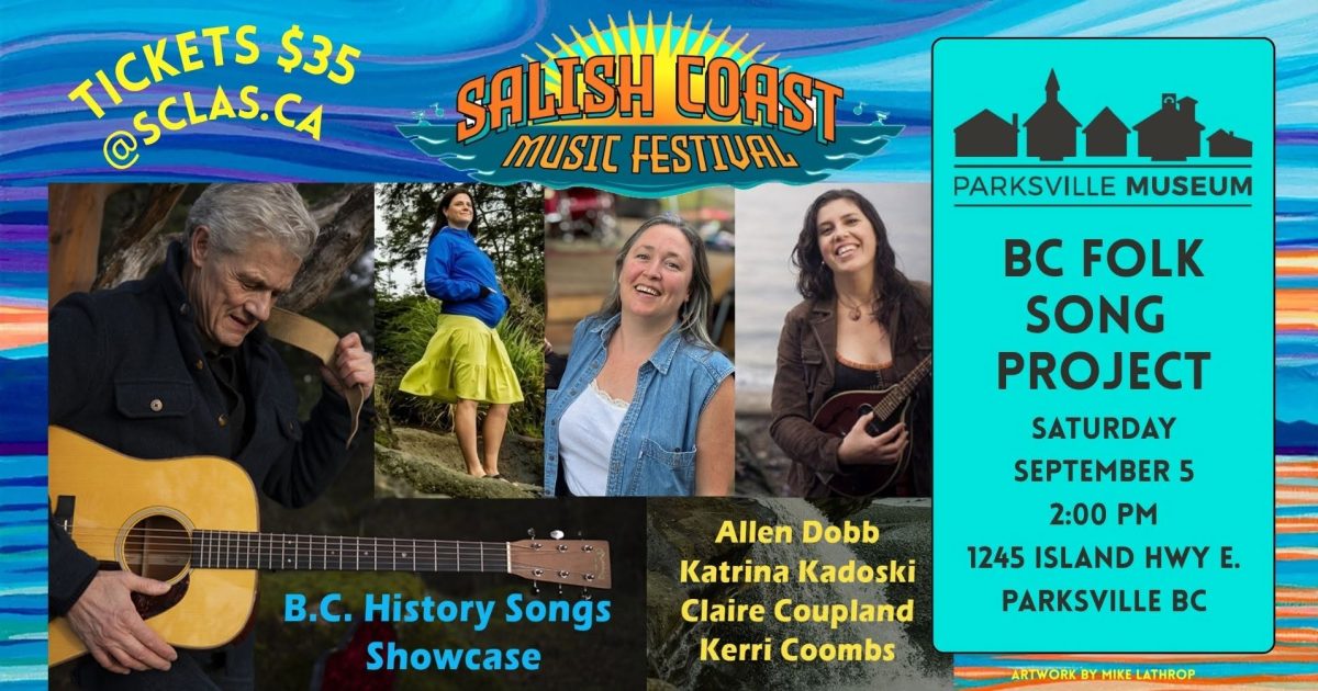 Salish Coast Music Festival - Discover BC History in Song