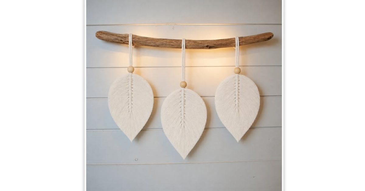 Macrame Leaves Trio at Greenview Taphouse