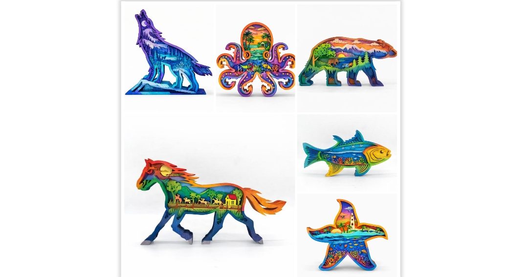 Wildlife Wood Layered Art Workshop