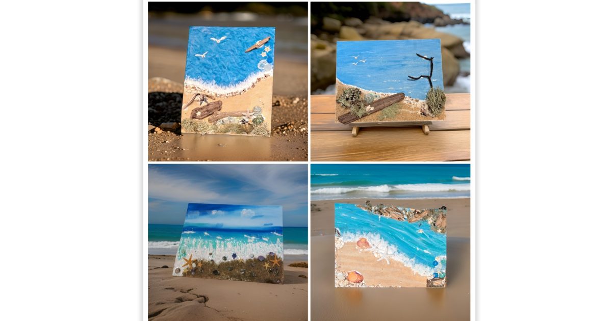 Beach Mixed Media Painting Workshop