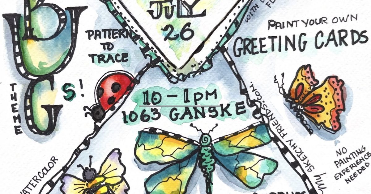 Paint your own GREETING CARDS