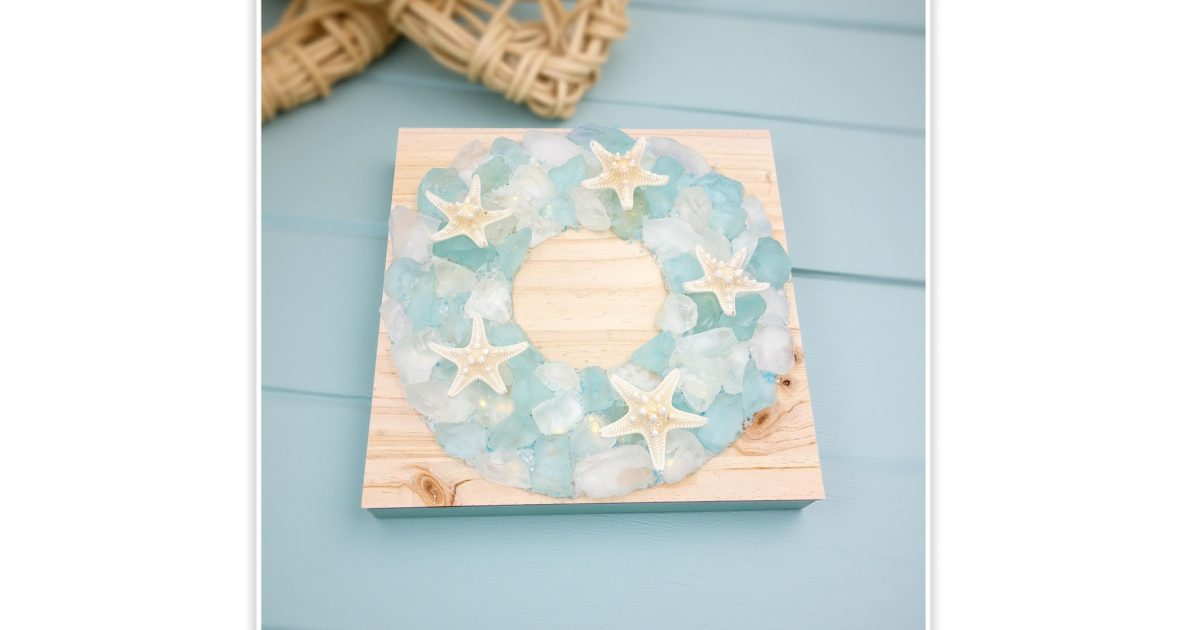 Seaglass Wreath Workshop at Nanoose Bay Cafe