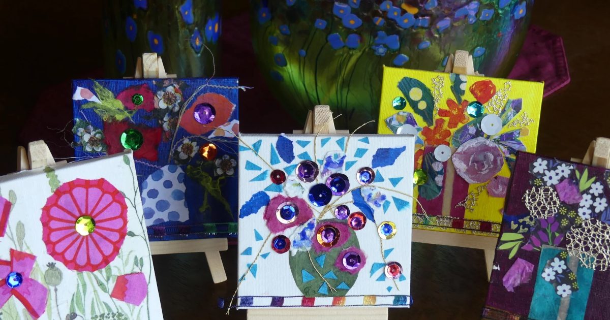 Art Bites - Mini Masterpieces (Mixed Media) with Linda Grieg