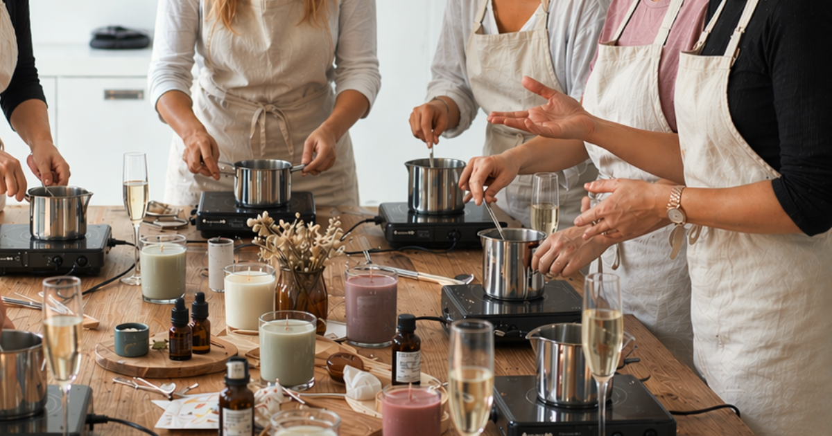 Sip N' Pour Summer Candles