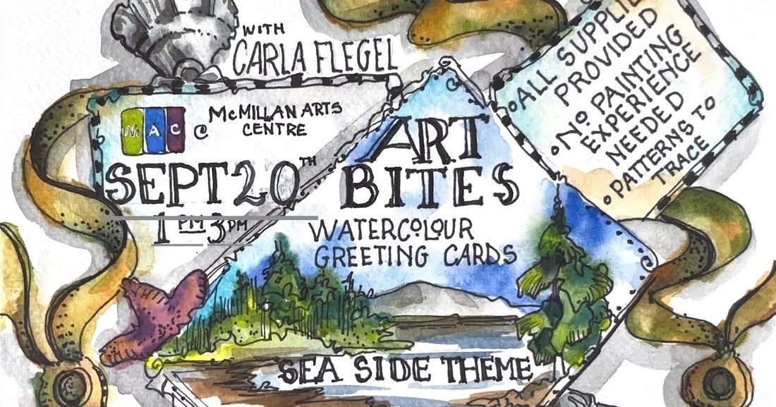Art Bites - Unique Art Cards (Watercolour) with Carla Flegel