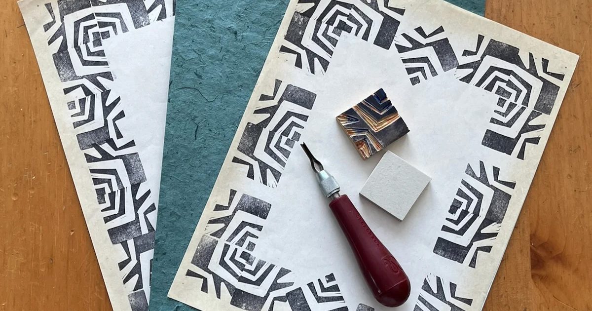 Art Bites - The Art of Lino Cutting wtih Margie Davidson