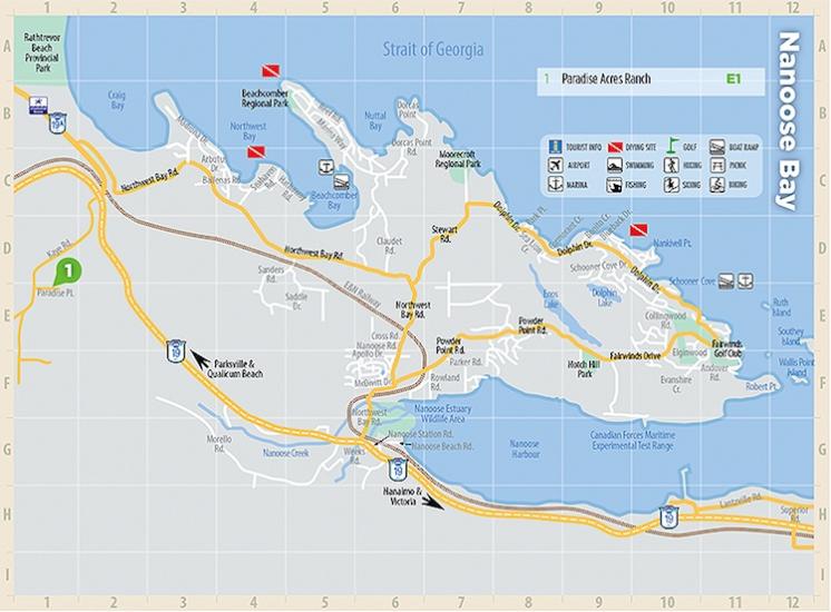 Map Of Parksville Bc Central Vancouver Island Map Page - Parksville Map And Qualicum Beach Map | Parksville  Qualicum Beach Tourism
