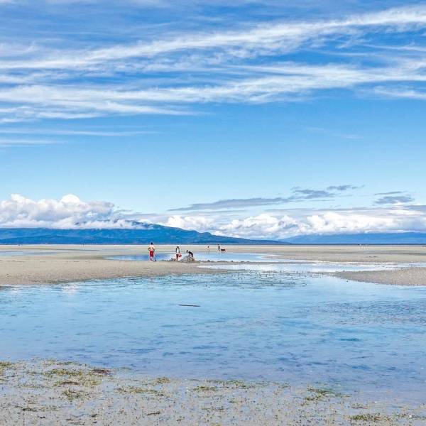 Low tide at Rathtrevor Beach. Image: @Gordontolman