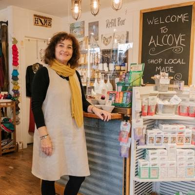 Cheryl Campbell of Alcove Homegrown Living in Qualicum Beach