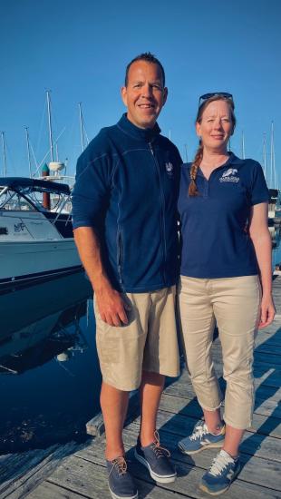 Captain Mike Bellis and Kristi Bellis - Haida Gold Ocean Adventures