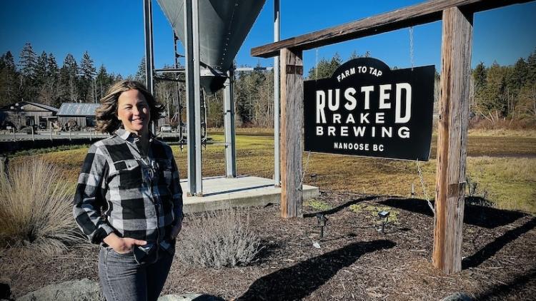 Jodie Gemmell of Rusted Rake Brewing in Nanoose Bay