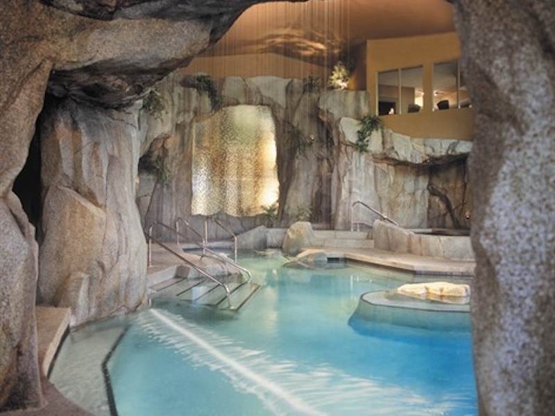 Grotto Spa at Tigh-Na-Mara Mineral Pool in Parksville Qualicum Beach BC