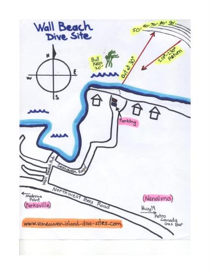 Wall Beach Map